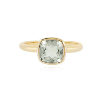 Anello in argento con Ametista Verde