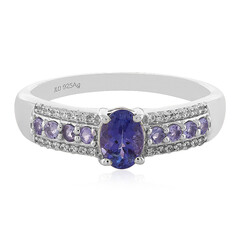 Anello in argento con Tanzanite