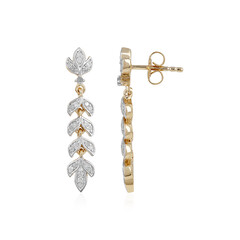 Orecchini in argento con Diamante I3 (I)