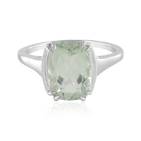 Anello in argento con Ametista Verde