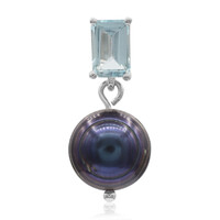 Ciondolo in argento con Perla di Acqua Dolce (TPC)