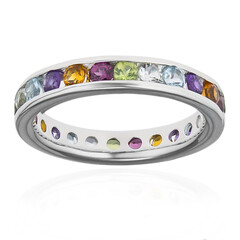 Anello in argento con Rodolite