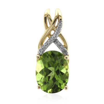 Ciondolo in oro con Peridoto Wagogo