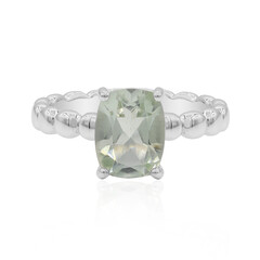 Anello in argento con Ametista Verde