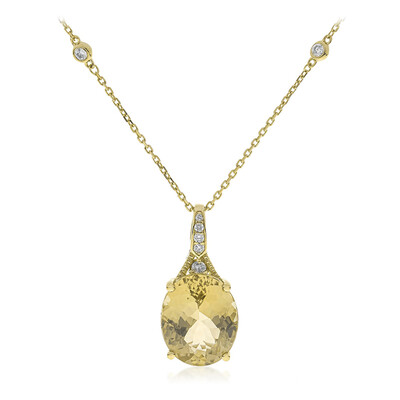Collana in oro con Tormalina Neon del Congo (CIRARI)