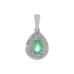 Ciondolo in argento con Smeraldo Russo