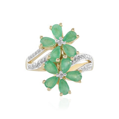 Anello in argento con Smeraldo Socoto