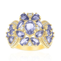 Anello in argento con Tanzanite