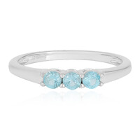 Anello in argento con Apatite Blu