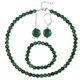 Parure in argento con Giada