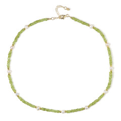 Collana in argento con Peridoto (Riya)