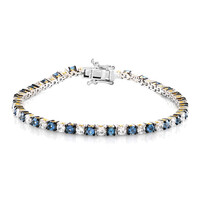 Bracciale in argento con Acquamarina (Gems en Vogue)