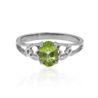 Anello in argento con Peridoto
