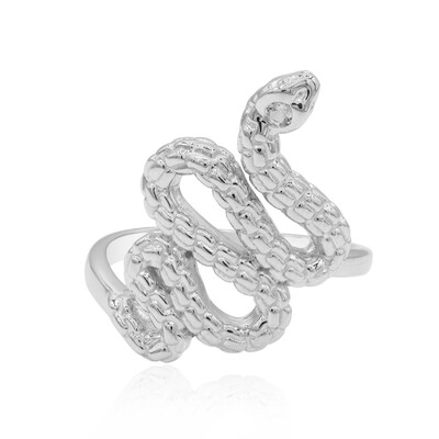 Anello in argento con Topazio Bianco