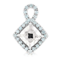 Ciondolo in argento con Goshenite
