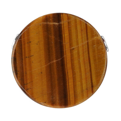 Ciondolo in argento con Occhio di Tigre (MONOSONO COLLECTION)
