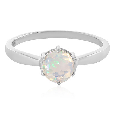 Anello in argento con Opale di Welo