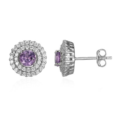 Orecchini in argento con Ametista