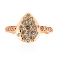 Anello in oro con Diamante Rose de France SI1 di Argyle