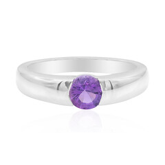 Anello in argento con Ametista Boliviana