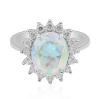 Anello in argento con Topazio Moonlight