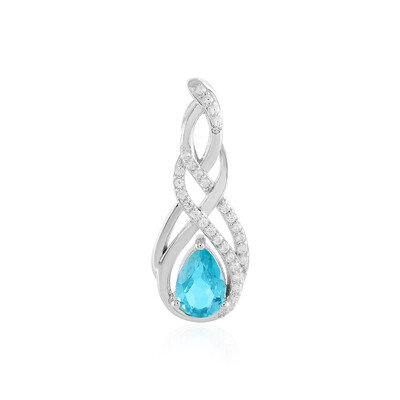 Ciondolo in argento con Topazio Paraiba