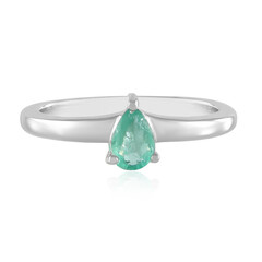 Anello in argento con Smeraldo Russo
