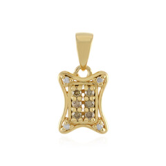 Ciondolo in argento con Diamante Champagne I3