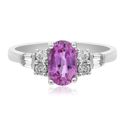 Anello in oro con Zaffiro Rosa (CIRARI)