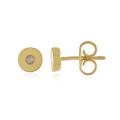 Orecchini in argento con Diamante I2 (I)