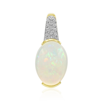 Ciondolo in oro con Opale di Welo (Adela Gold)