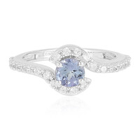 Anello in argento con Tanzanite Bicolore