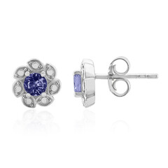 Orecchini in argento con Tanzanite (non riscaldata)