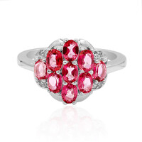 Anello in argento con Topazio Rosa