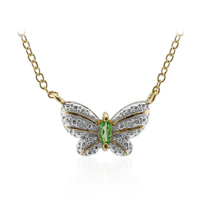 Collana in argento con Tsavorite della Tanzania