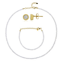 Parure in argento con Zircone
