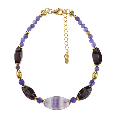 Bracciale in argento con Fluorite (dagen)