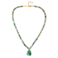 Collana in argento con Turchese Morenci
