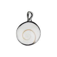 Ciondolo in argento con Occhio di Shiva