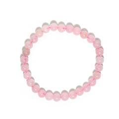 Bracciale con Quarzo Rosa