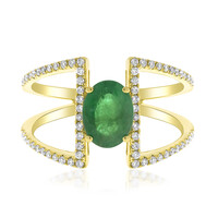 Anello in oro con Smeraldo Zambia AAA (CIRARI)