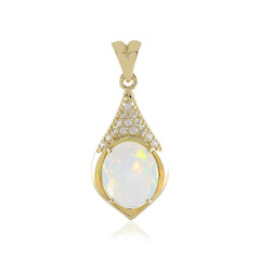 Ciondolo in oro con Opale di Welo (Adela Gold)