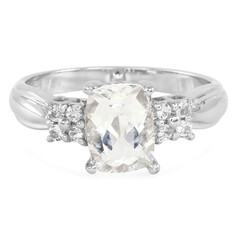 Anello in argento con Berillo Himalayano