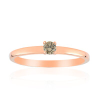 Anello in oro con Diamante Rose de France SI1 di Argyle