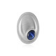 Ciondolo in argento con Zaffiro Stellato Blu (MONOSONO COLLECTION)