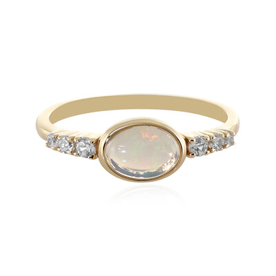 Anello in oro con Opale di Welo