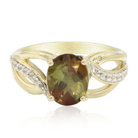 Anello in oro con Andalusite