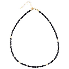 Collana in argento con Tormalina Nera