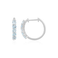 Orecchini in argento con Acquamarina
