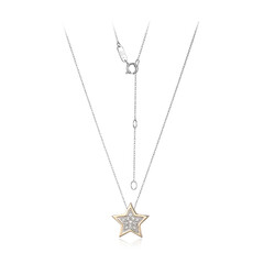 Collana in oro con Diamante I1 (I)